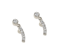 Load image into Gallery viewer, Aurelia Stud Earring in Silver
