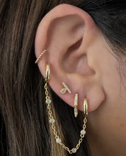 Load image into Gallery viewer, Taylor Chain Double Huggie in Gold