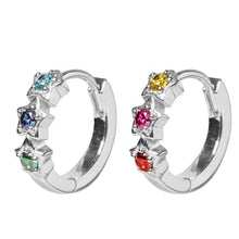 Load image into Gallery viewer, Verity Huggie in Silver