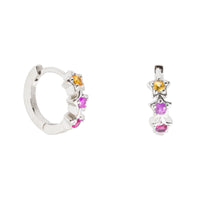 Load image into Gallery viewer, Verity Huggie in Silver