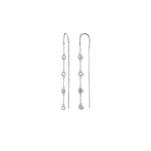 Load image into Gallery viewer, Winnie Threader Earring in Silver
