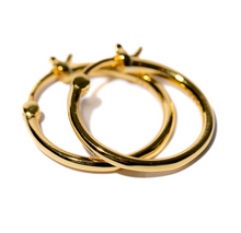 Load image into Gallery viewer, Angelina Hoop Earrings in Gold
