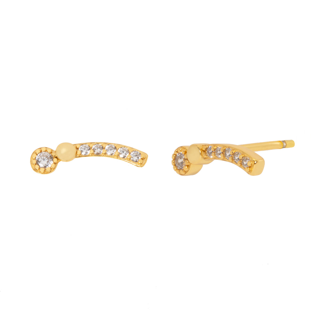 Aurelia Stud Earring in Gold