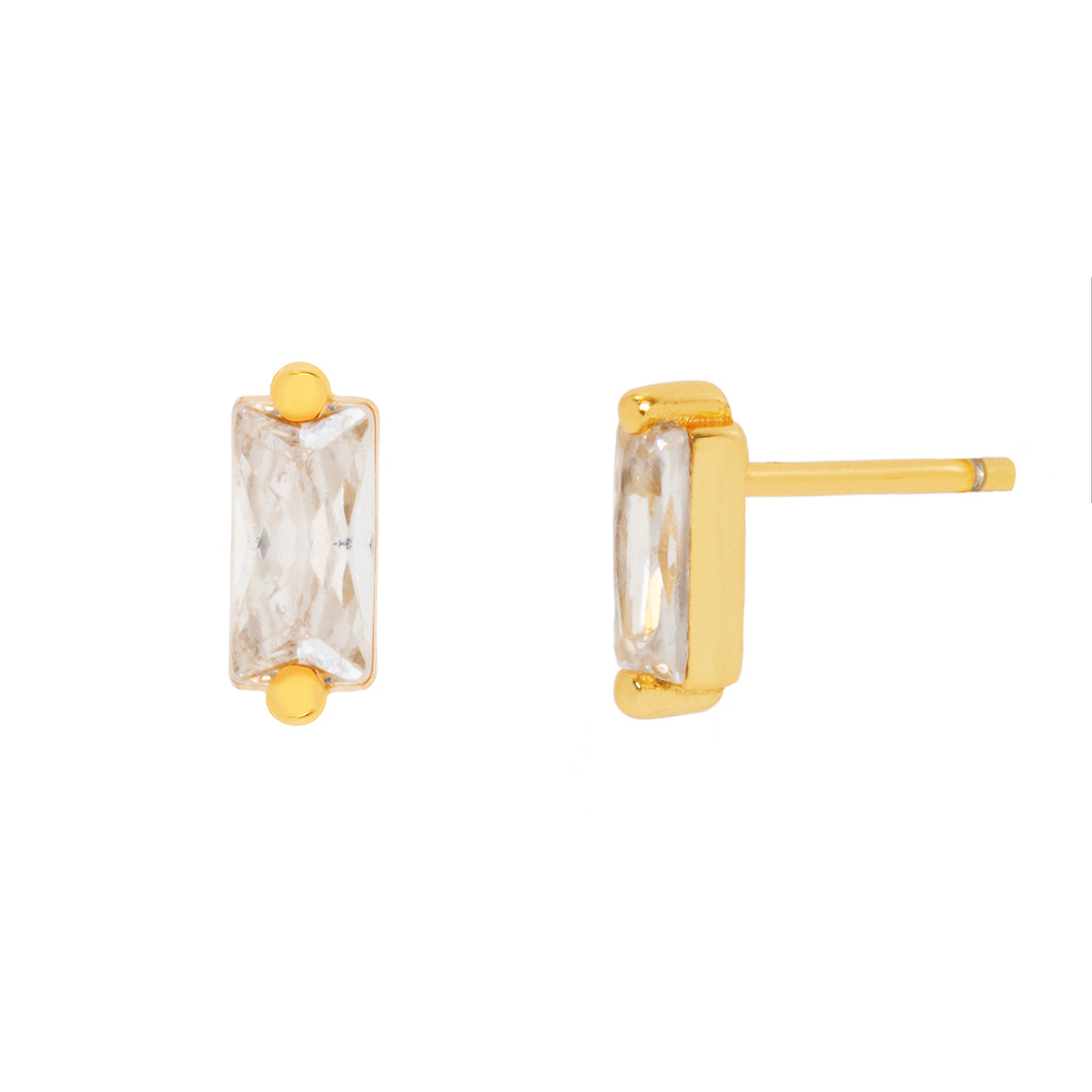 Carly Stud Earring in Gold