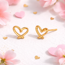 Load image into Gallery viewer, Presley Stud Earring in Gold
