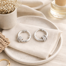 Load image into Gallery viewer, Olivia Huggie in Silver
