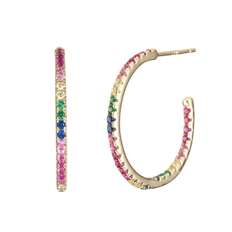 Chelsea Hoop Earrings in Gold