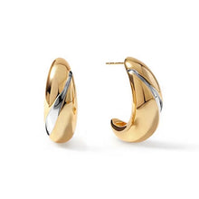 Load image into Gallery viewer, Corinna Hoop Earrings in Gold
