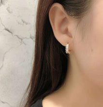 Load image into Gallery viewer, Etta Hoop Earring in Silver
