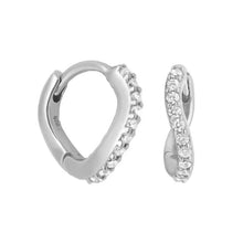 Load image into Gallery viewer, Faye Huggie in Silver
