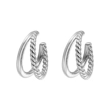 Load image into Gallery viewer, Flora Ear Cuff in Silver
