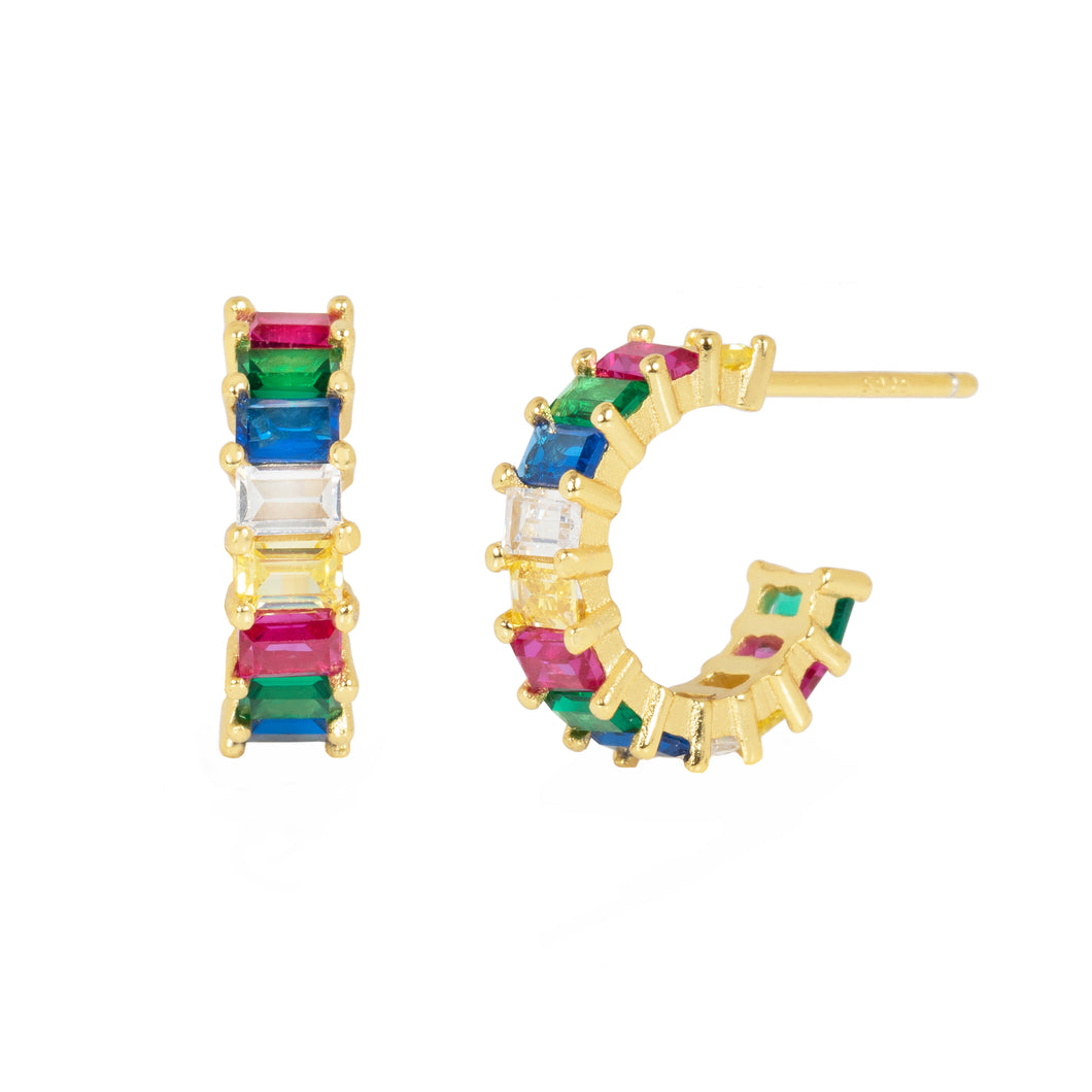 Freya Hoop Earring in Gold