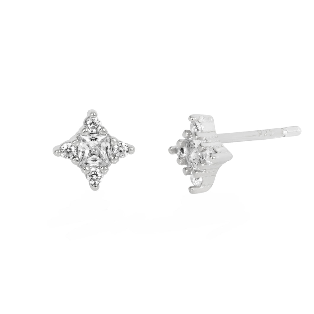 Imogen Stud Earring in Silver