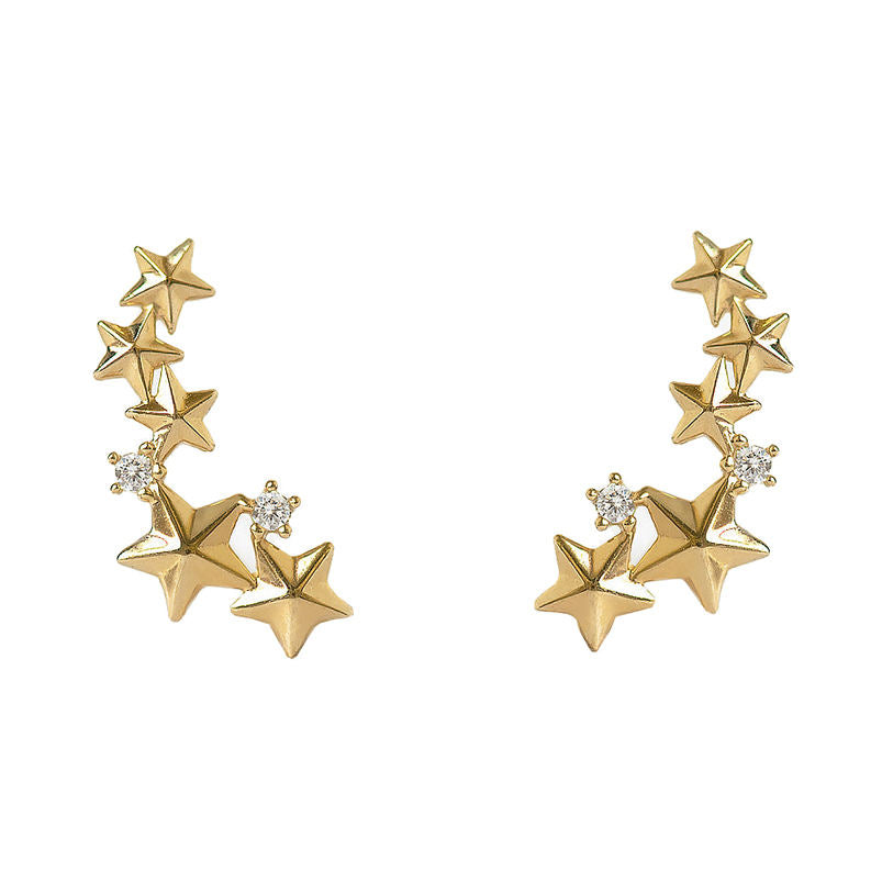 Irene Stud Earring in Gold