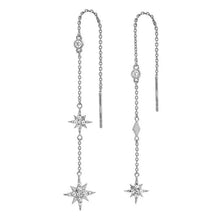 Load image into Gallery viewer, Jocelyn Threader Earrings in Silver
