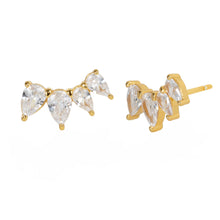 Load image into Gallery viewer, Juliet Stud Earring in Gold
