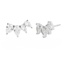 Load image into Gallery viewer, Juliet Stud Earring in Silver

