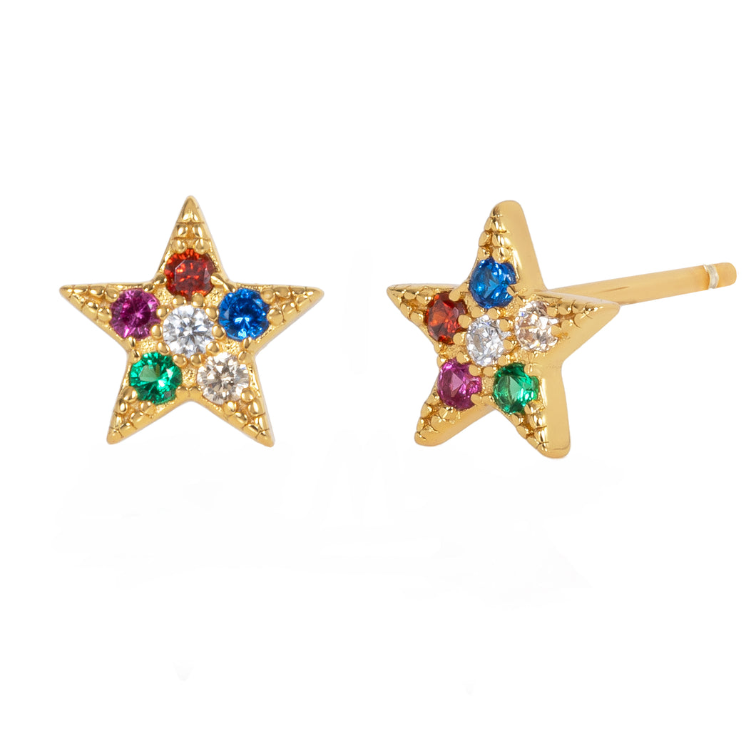 Kaia Stud Earring in Gold