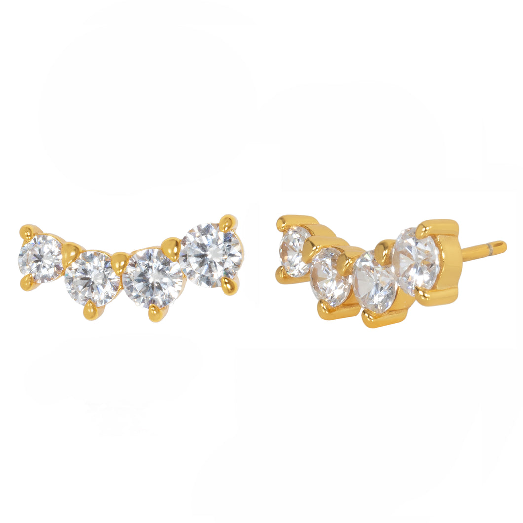 Kayleigh Stud Earring in Gold