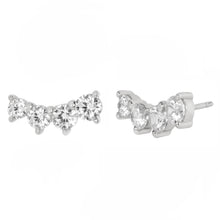 Load image into Gallery viewer, Kayleigh Stud Earring in Silver
