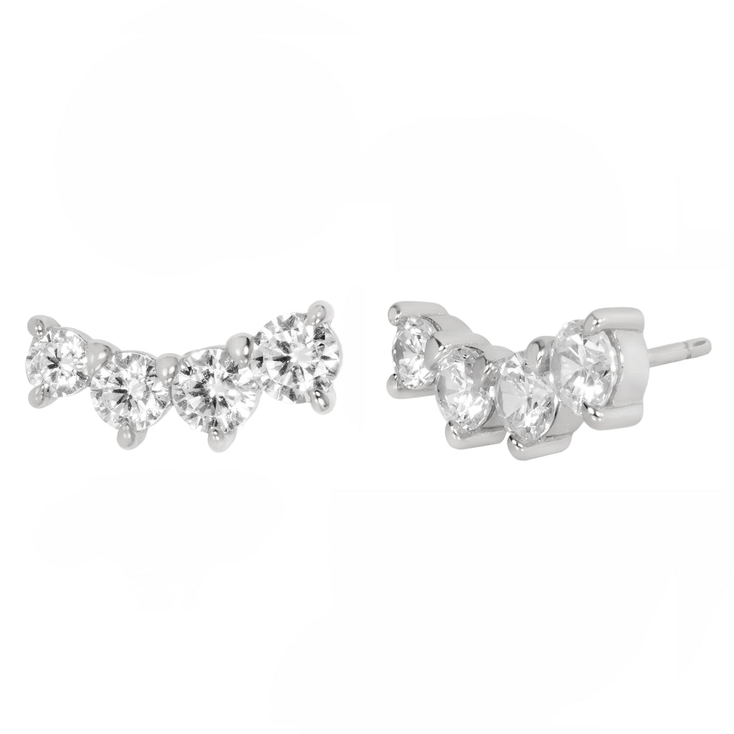 Kayleigh Stud Earring in Silver