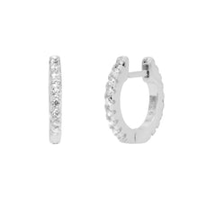 Load image into Gallery viewer, Lucy Hoop Earring in Silver
