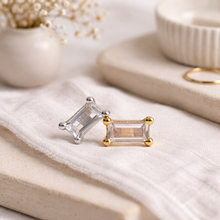 Load image into Gallery viewer, Carly Stud Earring in Silver
