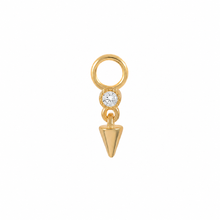Load image into Gallery viewer, Spike Charm in Gold
