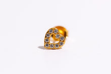 Load image into Gallery viewer, Victoria Stud Earring in Gold
