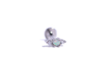 Load image into Gallery viewer, Monroe Flat Back Stud Earring in Silver
