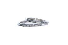 Load image into Gallery viewer, Heather Hoop Earrings in Silver
