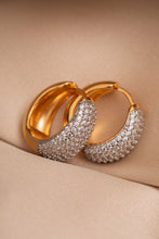 Load image into Gallery viewer, Dottie Hoop Earrings in Gold
