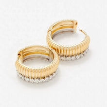 Load image into Gallery viewer, Miley Hoop Earrings in Gold
