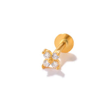 Load image into Gallery viewer, Noelle Stud Earring in Gold
