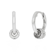Load image into Gallery viewer, Olivia Huggie in Silver
