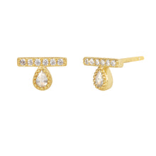 Load image into Gallery viewer, Ophelia Stud Earring in Gold
