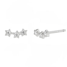 Load image into Gallery viewer, Penelope Stud Earring in Silver

