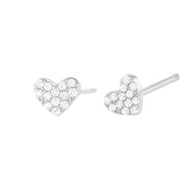 Load image into Gallery viewer, Rose Stud Earring in Silver
