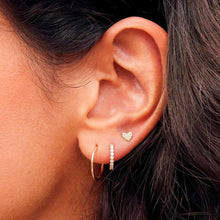 Load image into Gallery viewer, Rose Stud Earring in Silver
