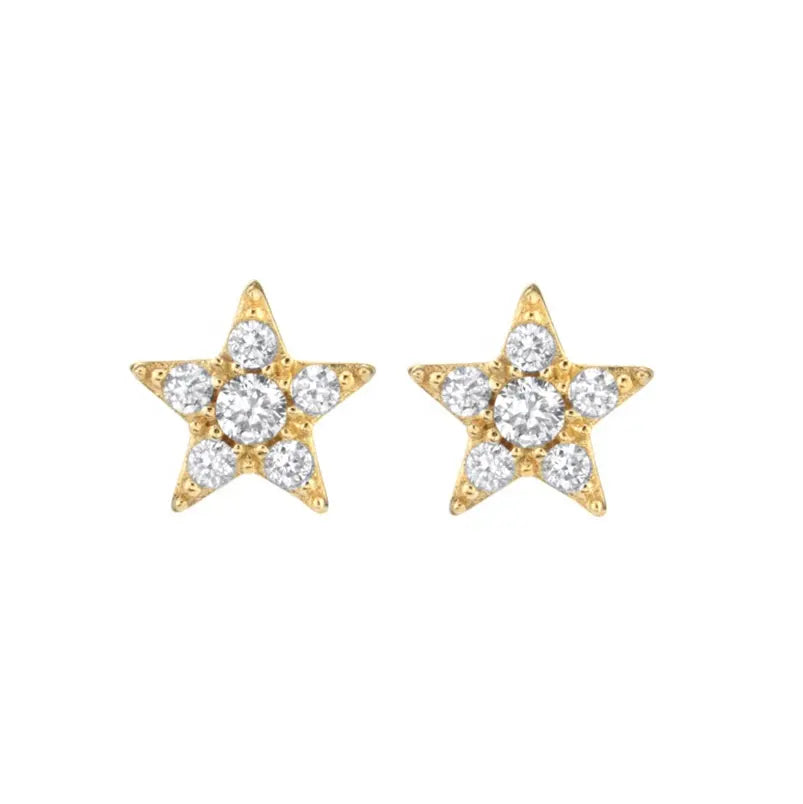 Sienna Stud Earring in Gold