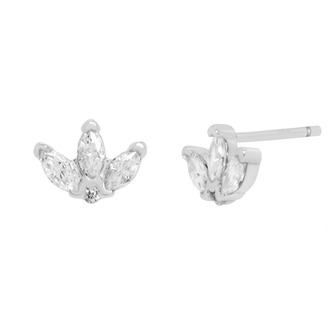 Summer Stud Earring in Silver