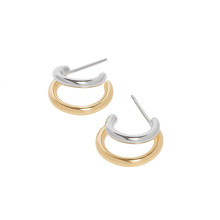 Load image into Gallery viewer, Talia Hoop Earrings in Gold
