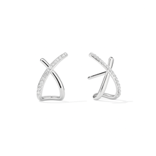 Load image into Gallery viewer, Trixie Stud Earrings in Silver
