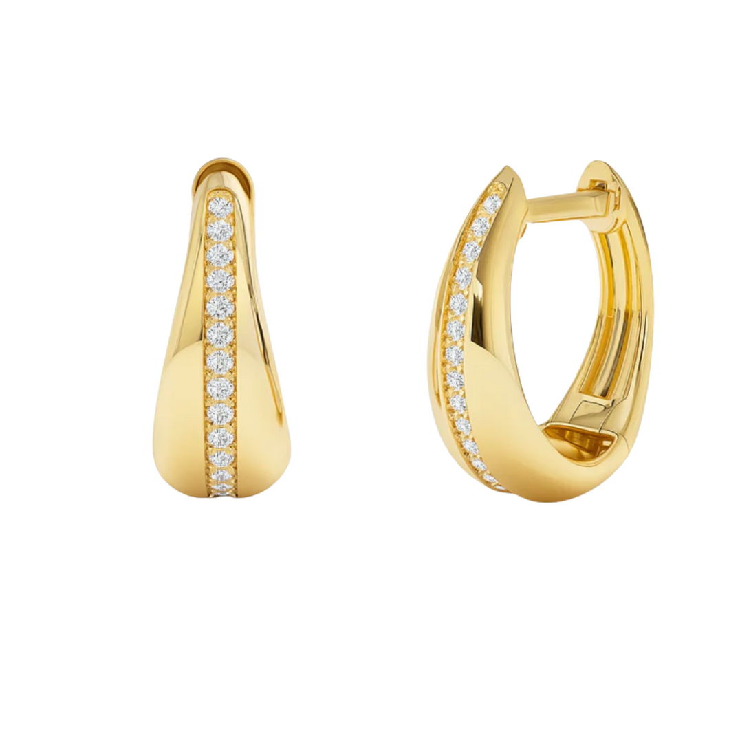 Primrose Huggie in Gold