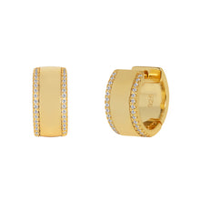 Load image into Gallery viewer, Yvonne Hoop Earrings in Gold
