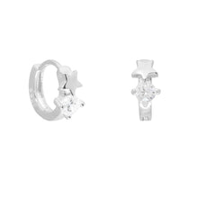 Load image into Gallery viewer, Ciara Huggie in Silver
