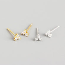 Load image into Gallery viewer, Ivy Stud Earring in Silver
