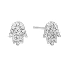 Load image into Gallery viewer, Harley Stud Earring in Silver
