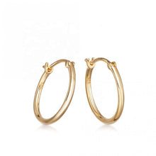 Load image into Gallery viewer, Angelina Hoop Earrings in Gold
