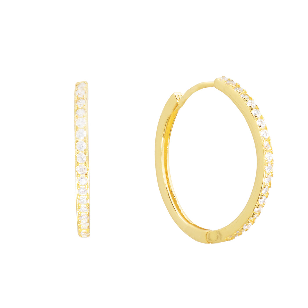 Bailey Hoop Earrings in Gold